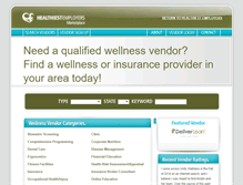 Tablet Screenshot of directory.healthiestemployers.com